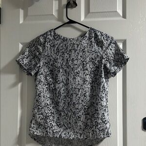 H&M Monochrome Abstract Women's Blouse